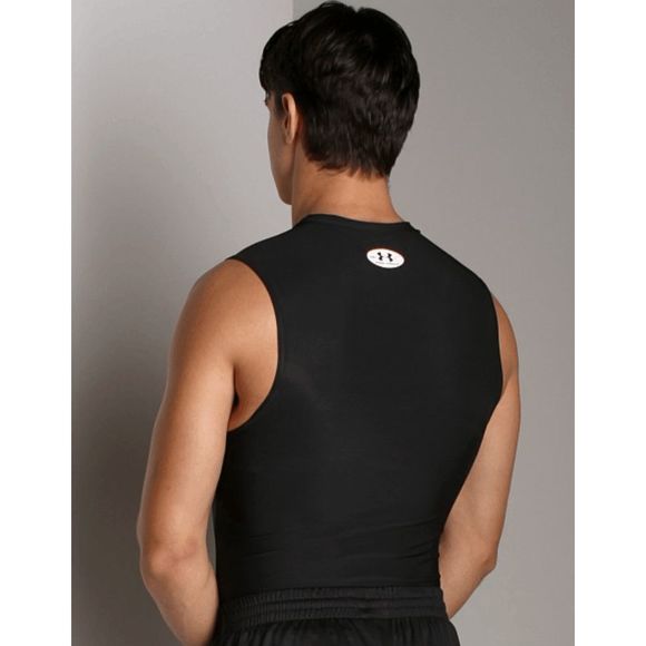 📦 NEW Men's Small UNDER ARMOUR Heatgear Sleeveless Tank Top Black 1201165 001 - Picture 2 of 3